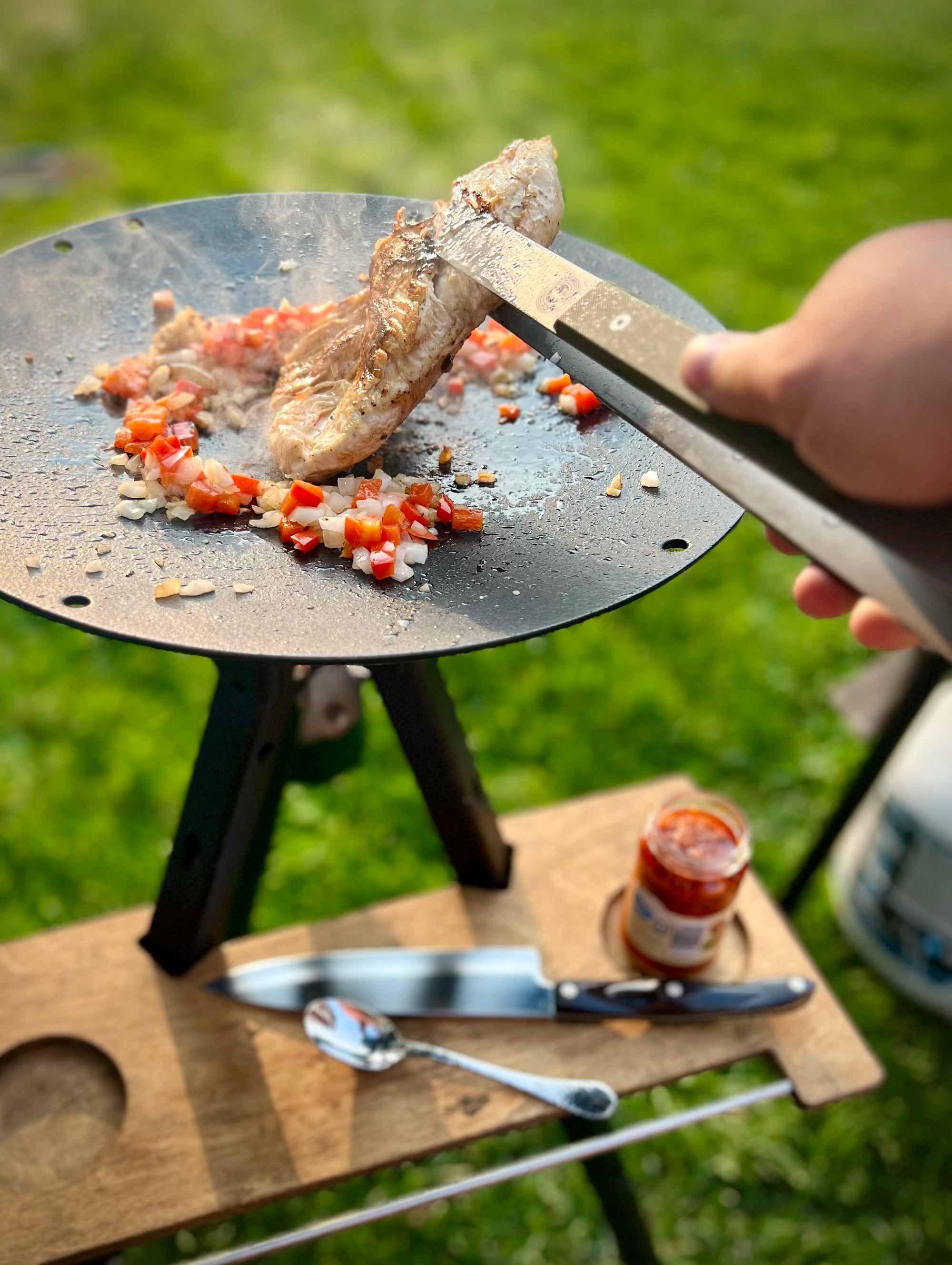 Handmade Leather Skillet Handle Cover - Dryad Cookery