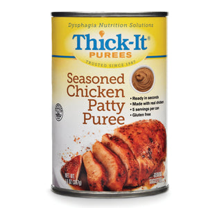  Puree Thick-It® 14 oz. Can Seasoned Chicken Patty Flavor Ready to Use Puree Consistency 