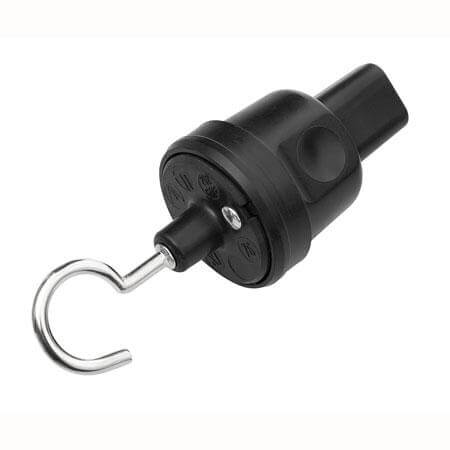 Stecker T12 schwarz für Illu-Kabel — Lichterketten Shop