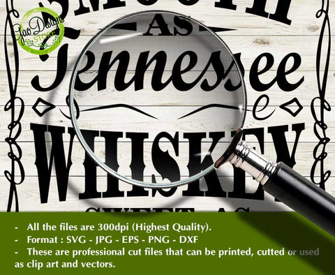 Smooth As Tennessee Whiskey Sweet As Strawberry Wine Svg