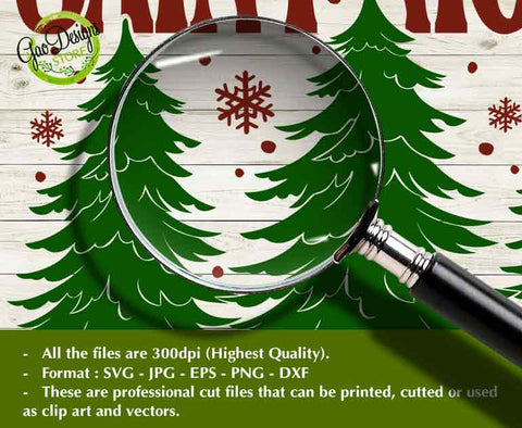 Saint Nick's Christmas Tree Farm svg download details