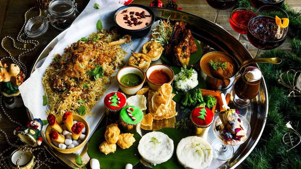 A mouth-watering Indian Christmas platter 