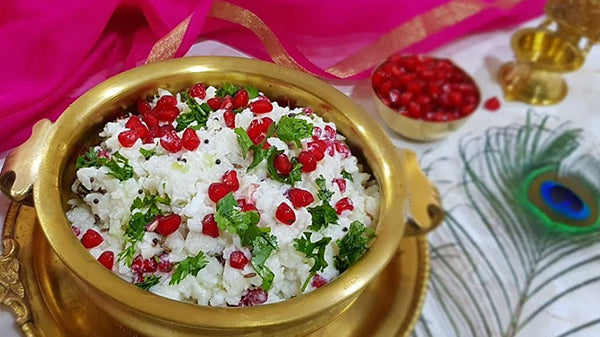 A traditional Maharashtrian dish made with flattened rice