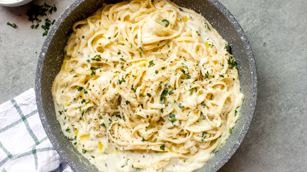 Creamy Garlic Parmesan Pasta that will surely satisfy your pasta cravings.
