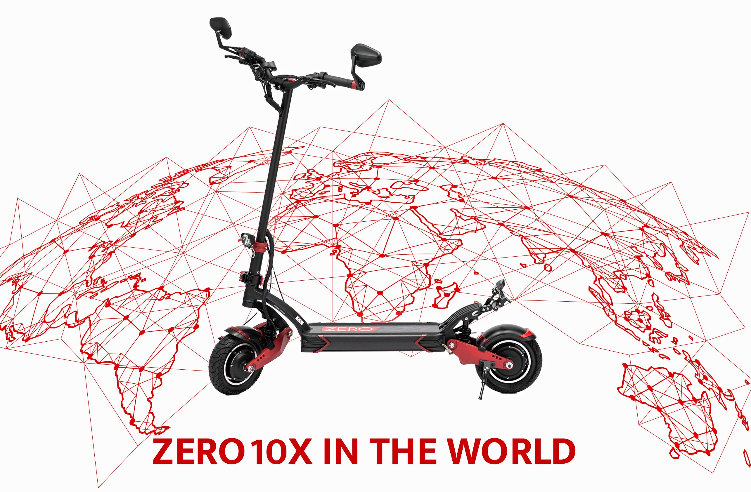 6月中発送】ZERO10X - 公道走行可能な電動キックボード (原付二種 