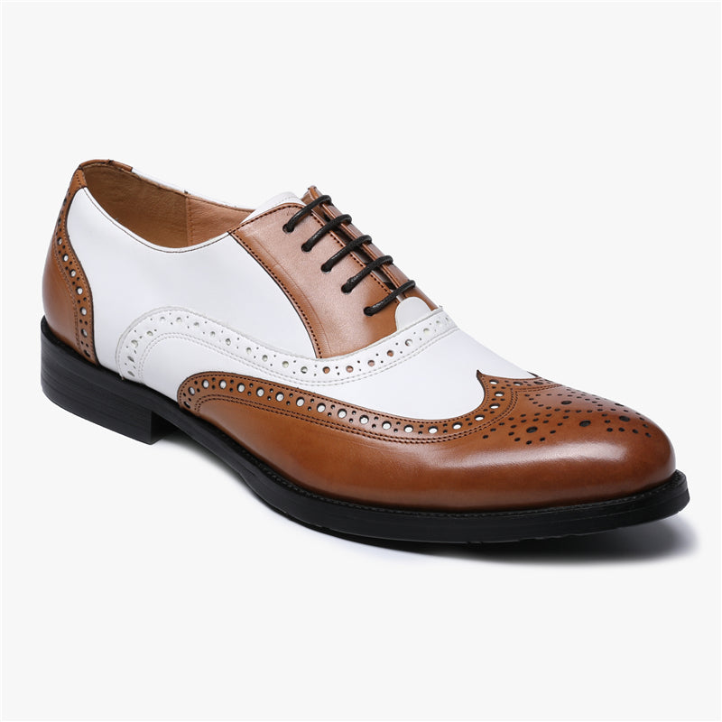 color block oxford shoes