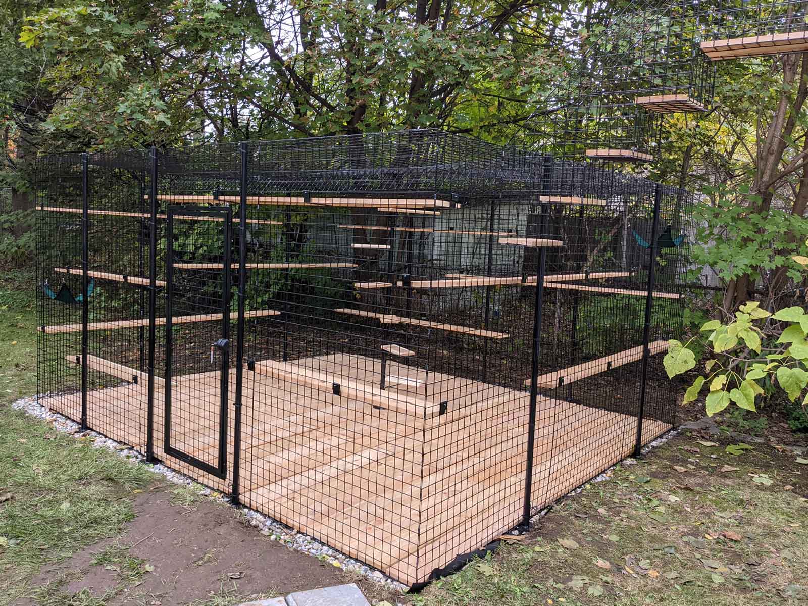 Habitat Haven custom catio - large cat enclosure