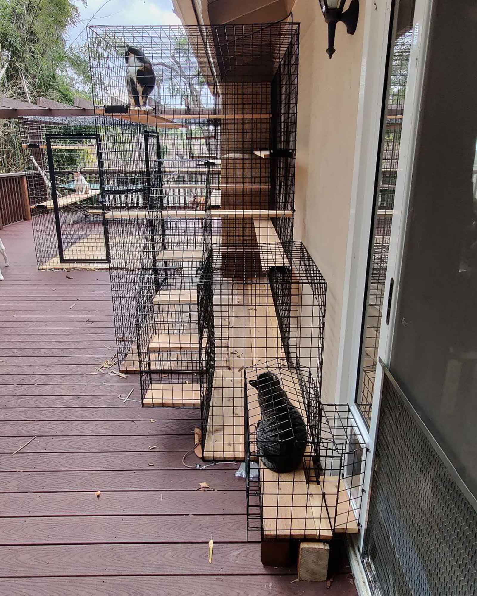 Habitat Haven catio cat enclosure add on