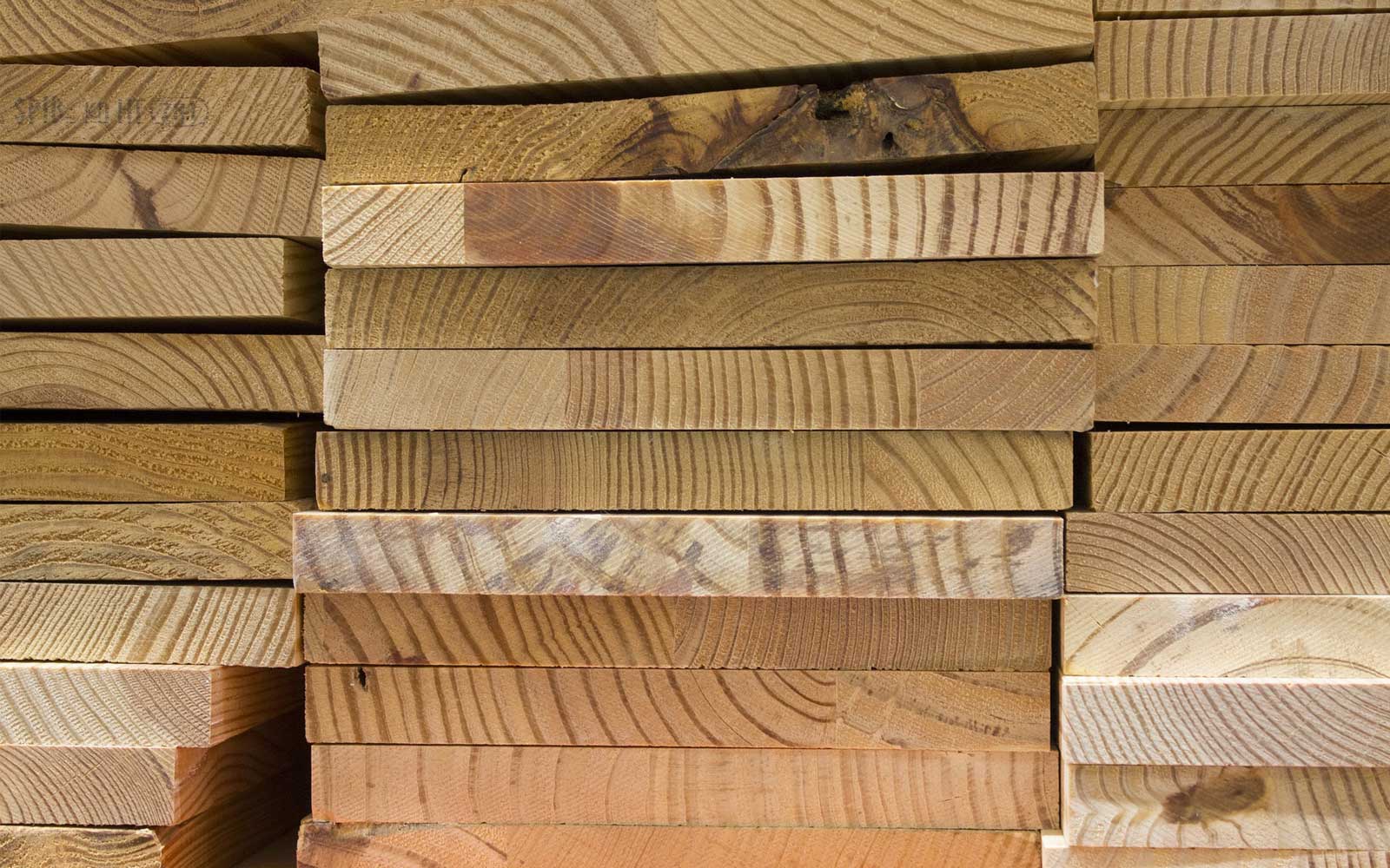 stack of lumber boards