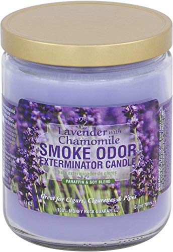 2x Jars Smoke Odor Nag Champa Smoke Exterminator Candles, 13oz, 70 Hr  Burn