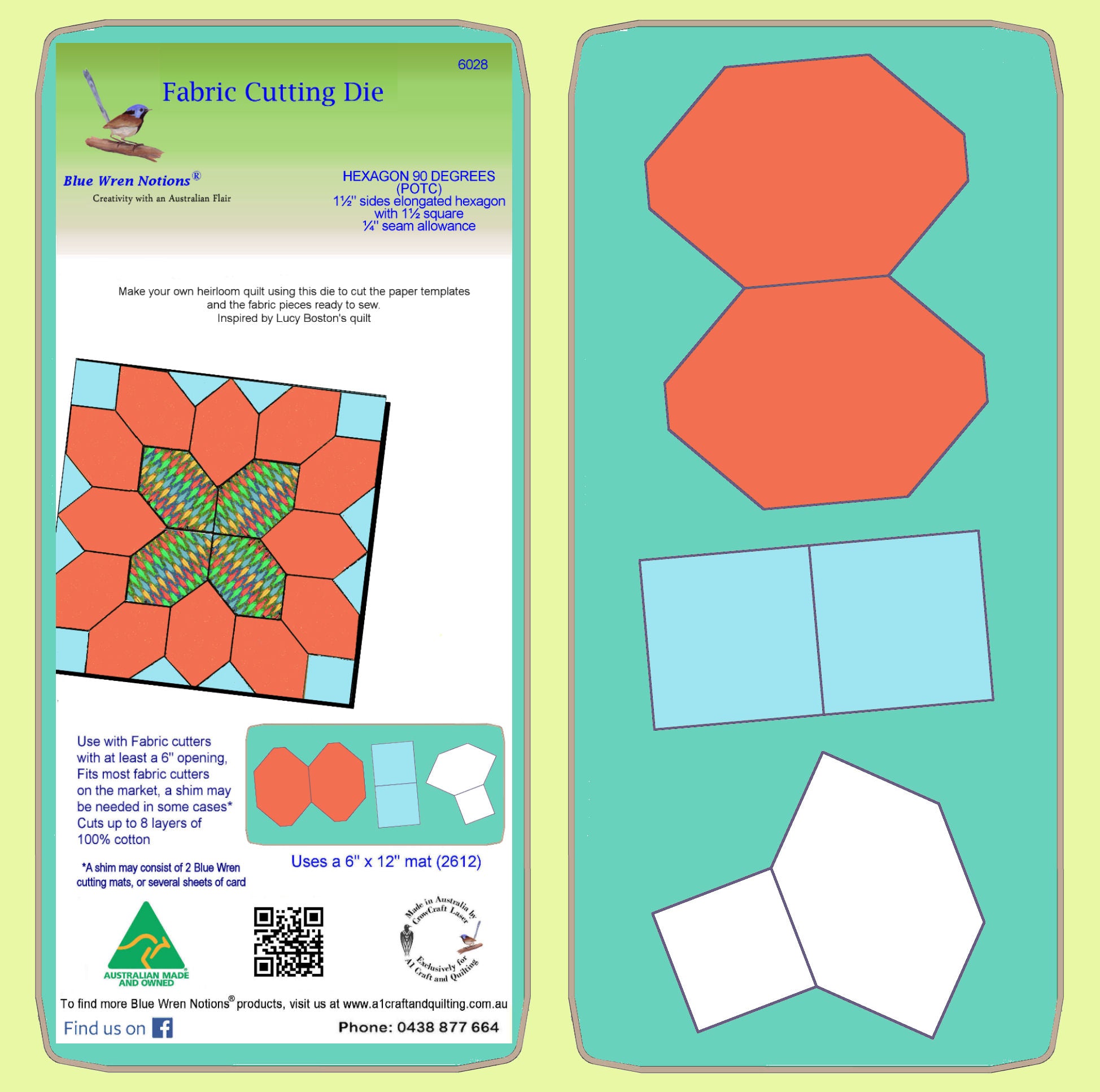 Hexagons 90 Degree 1 Sides Potc With 1 Squares 6073