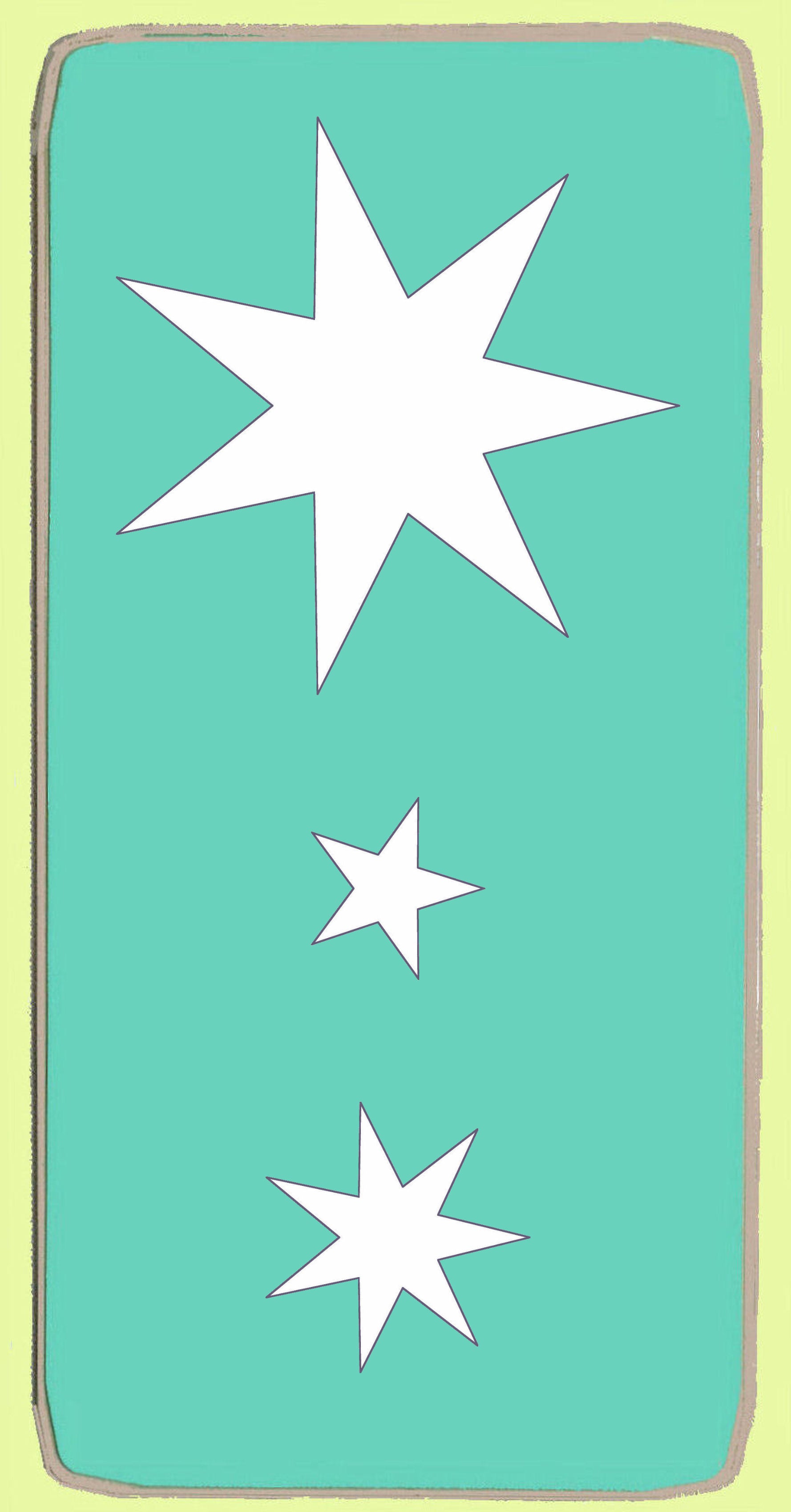 Australian Stars x 3 sizes on die - 6146a - Mat A1 Craft and Quilting, Australia
