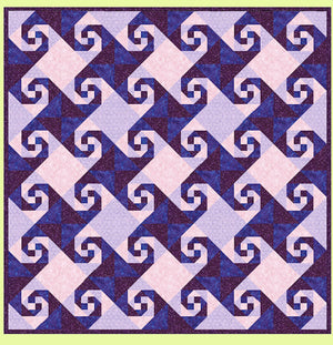 B-Sew Inn - AccuQuilt GO! Snail's Trail 8″ Finished 55196