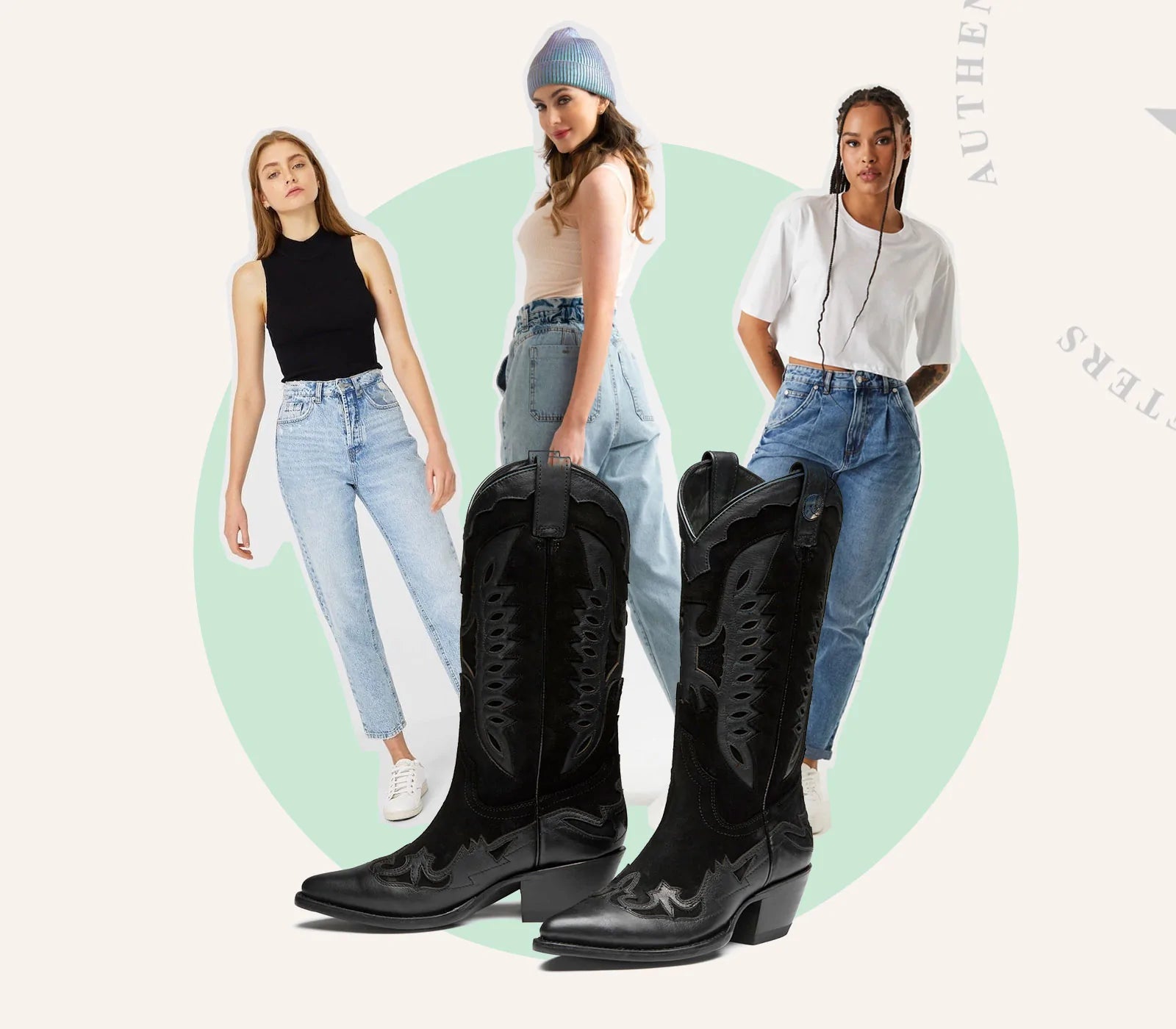 shoes to wear with mom jeans