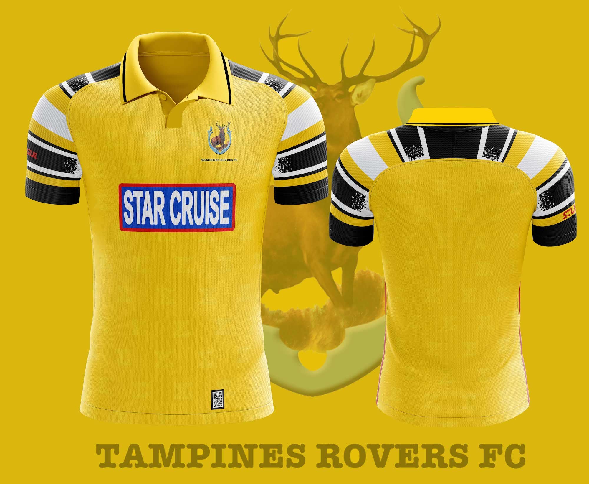 Tampines Rovers Fc Home Retro Kit Enigma Apparels Sportsgear