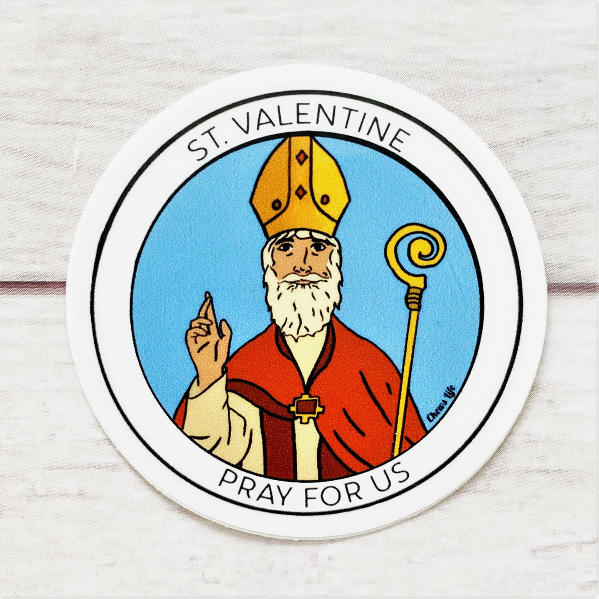 12ct Saint Stickers Catholic Stickers Religious Water Bottle Sticker  Catholic Vinyl Waterproof Sticker Catholic Valentine Exchange 