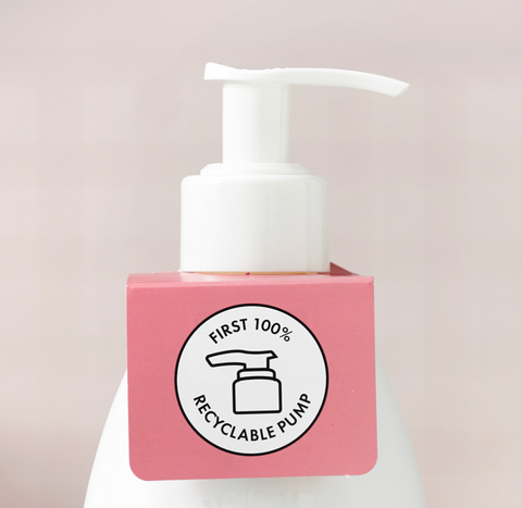 Body lotion recyclable pump