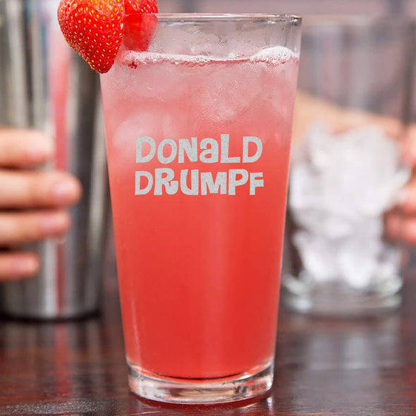 Donald Drumpf Pint Glass