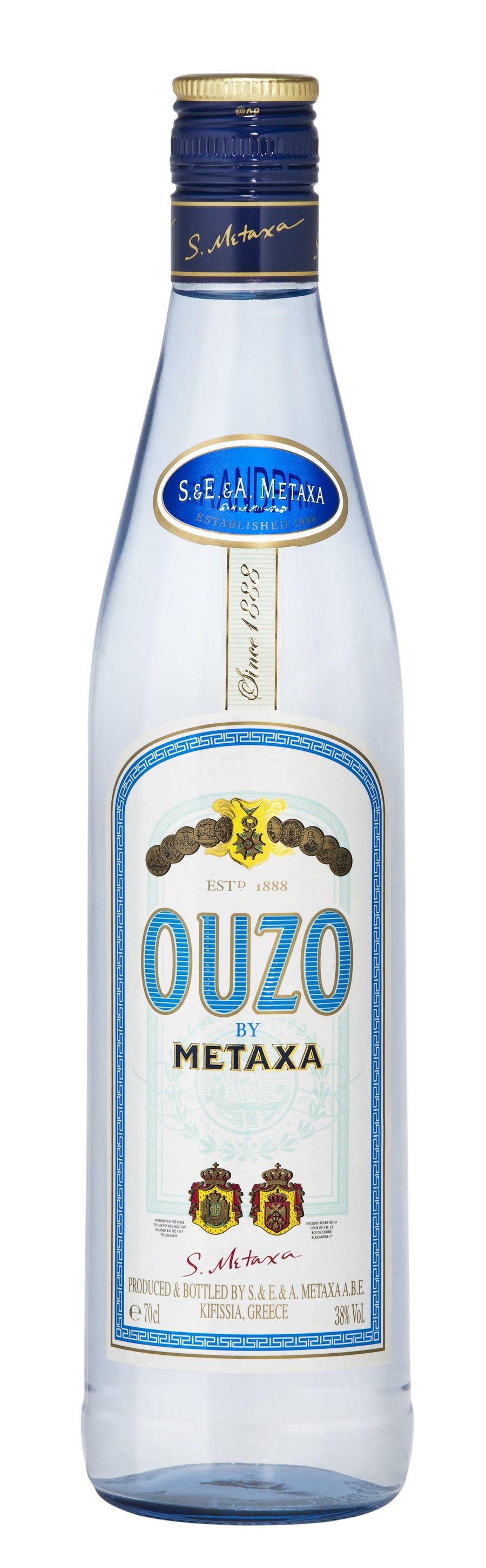 Ouzo 12 38% 700ml – Liquor Library