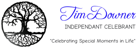 Logo for Tim Downer Celebrant used on social media, stationary and website