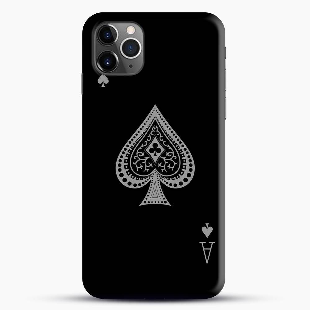 Ace Of Spades Black Wallpaper Iphone 11 Pro Max Case Plastic Snap 3d Rubber Joeyellow Com