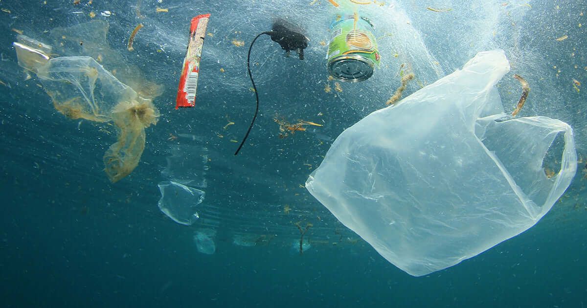 déchets plastiques polluant les océans