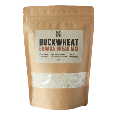 eat to live buckwheat banana bread mix