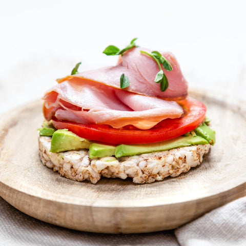 healthy gluten free ham sandwich