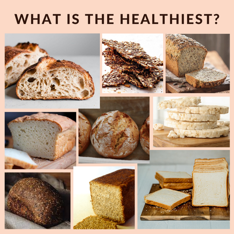 what is the healthiest bread to eat? gluten free, keto, paleo, sprouted or rice cakes.