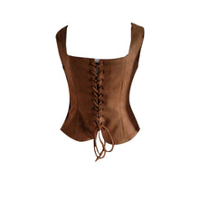 Load image into Gallery viewer, Medieval Style Vintage Square Collar Waistcoat Vest
