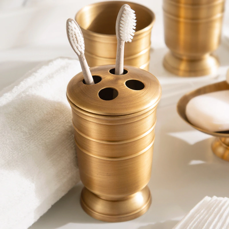 Antique Bronze Luxury Bathroom Accessories Set Toothbrush Holder Soap Dish Toothpaste Cup Soap Dispenser Buy Individually Or 5 Pcs Set