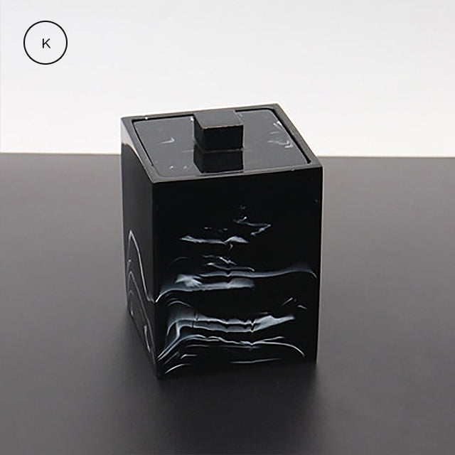 Black Marble Design Bathroom Accessories Set Toothbrush Holder Tissue Box Storage Tray Soap Dispenser For Luxury Hotel Home Office Washroom Supplies