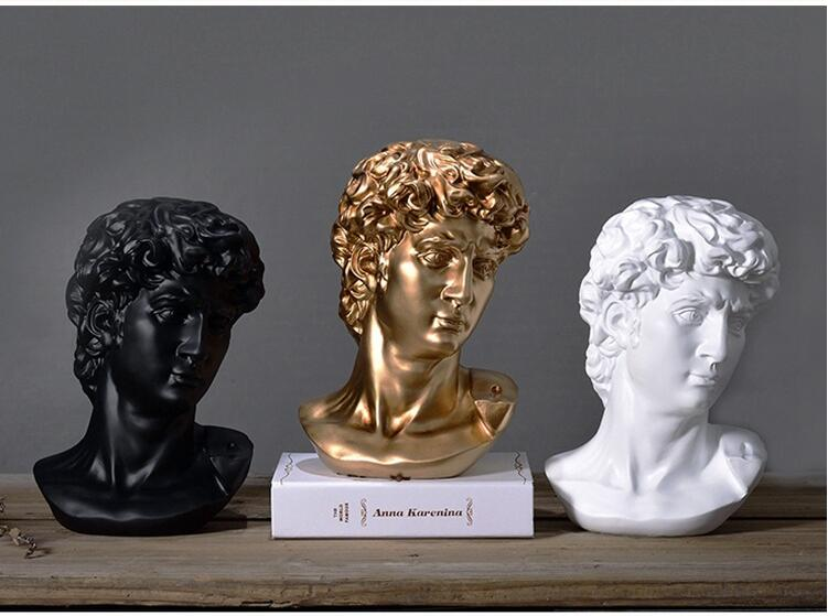 Classic Sculptures Venus Bust Figuring Resin Cast Roman Statues Nordic Style Ornaments Tabletop Decor Retro Luxury Modern Home Decor