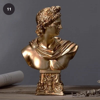 Classic Sculptures Venus Bust Figuring Resin Cast Roman Statues Nordic Style Ornaments Tabletop Decor Retro Luxury Modern Home Decor