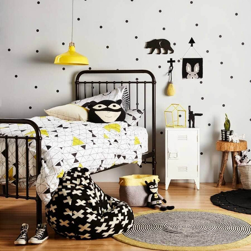 Colored Polka Dots Wall Stickers For Kids Room Wall Decor Colorful Nursery Dots Children's Room Wall Art Modern Baby's Room Home Decor