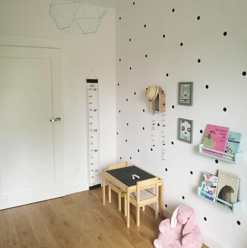 Colored Polka Dots Wall Stickers For Kids Room Wall Decor Colorful Nursery Dots Children's Room Wall Art Modern Baby's Room Home Decor