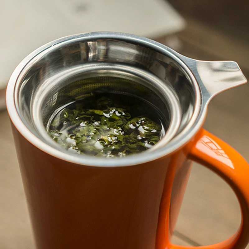 Fine Mesh Stainless Steel Tea Infuser Large Capacity Herbal Tea Filter Loose Leaf Tea Steeper Tea Leaves Strainer Teaware Accessories Herbal Diffuser