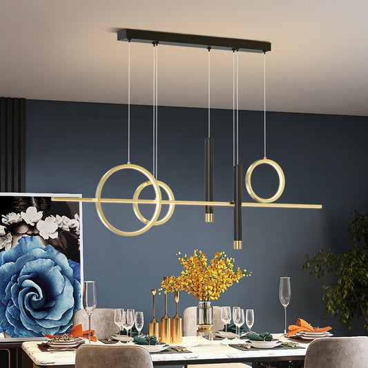 Contemporary Nordic LED Pendant Lighting Chandelier For Dining Room Table Kitchen Island Living Room Lighting For Modern Apartment