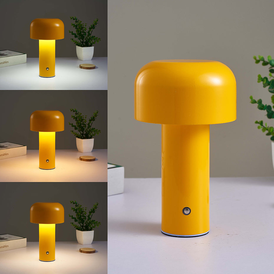 Italian Designer Table Lamp Night Light Modern Sculptures Design Portable Cordless Touch Rechargeable USB Desktop Lamp