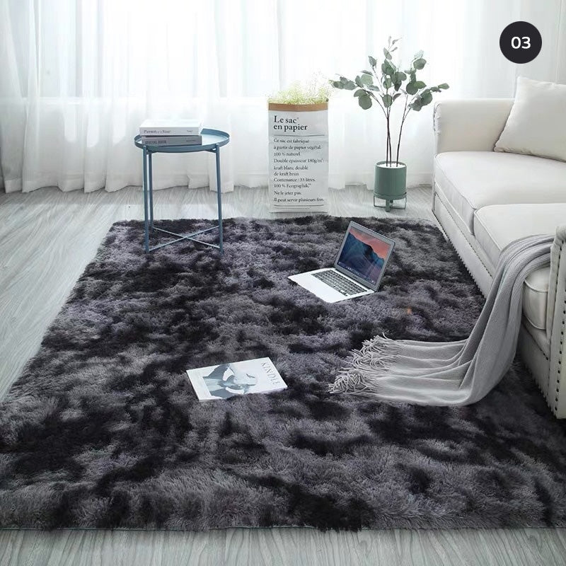 Large Soft Fluffy Deep Pile Carpet Rug For Lounge Living Room Bedroom Kids Room Decorative Area Mat Carpeting For Modern Home Decor