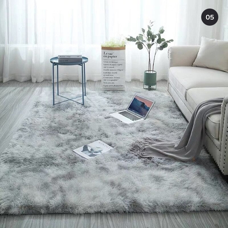 Large Soft Fluffy Deep Pile Carpet Rug For Lounge Living Room Bedroom Kids Room Decorative Area Mat Carpeting For Modern Home Decor