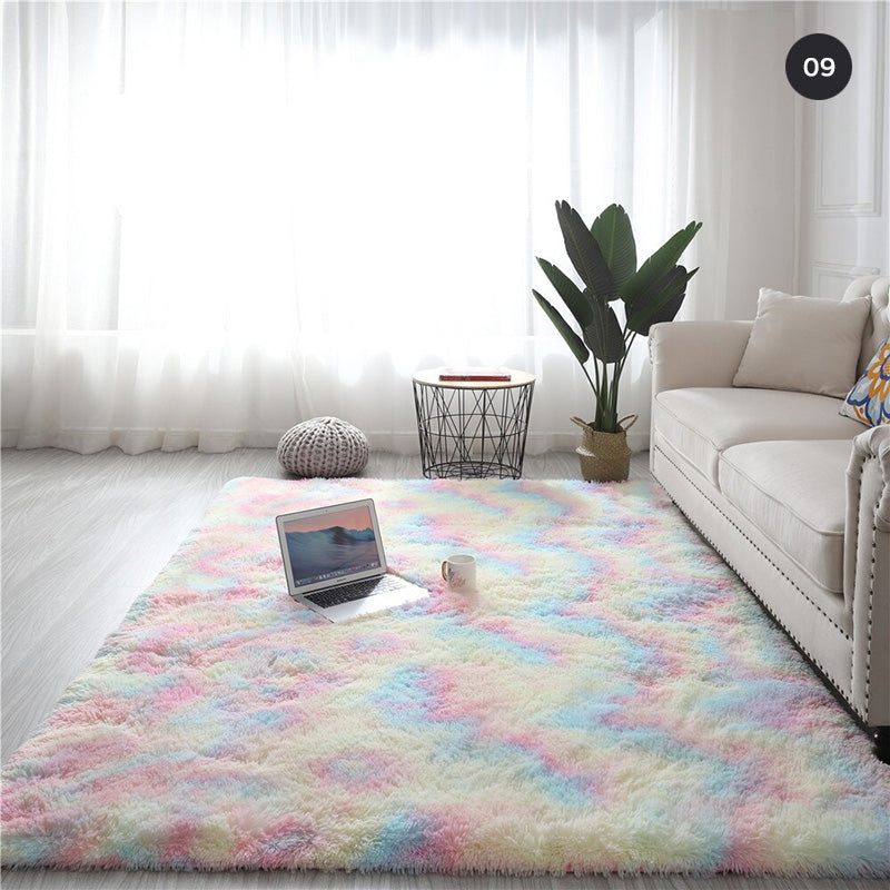 Large Soft Fluffy Deep Pile Carpet Rug For Lounge Living Room Bedroom Kids Room Decorative Area Mat Carpeting For Modern Home Decor