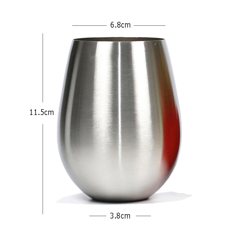 Large Stainless Steel Tumbler For Cold Drinks Beer Cocktails Wine Fruit Juices Iced Drinks etc Ideal For Summer BBQs Parties Outdoor Stainless Steel Drinkware 500ml