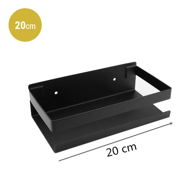 Modern Stainless Steel Bathroom Shelf For Soap Shampoo Cosmetics etc Ideal Use For Use As Washroom Shower Shelf Or Bathroom Storage Rack In Matt Black Or Brushed Silver