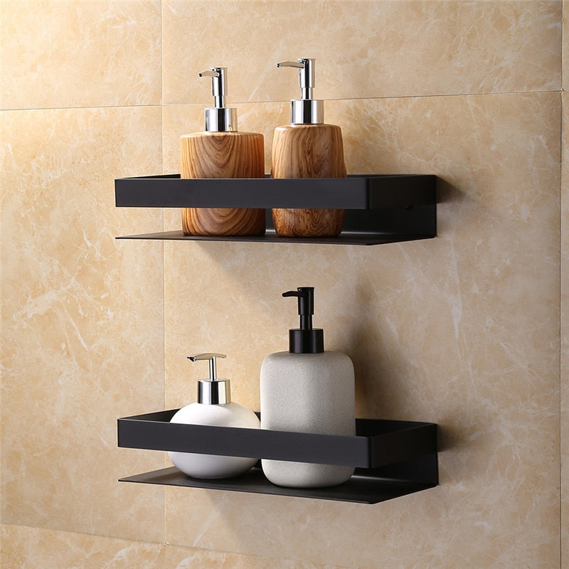 Base - Shower Shelf - Matt black, Bathroom accessories