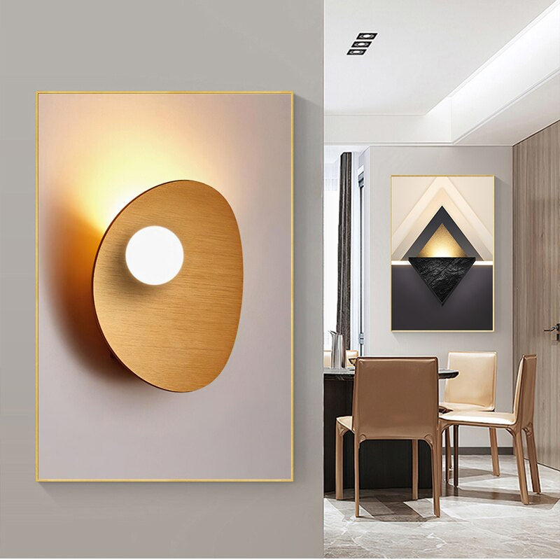 Modern Abstract Architectural Wall Art Fine Art Canvas Prints 3d Visual Lighting Design Pictures For Living Room Luxury Apartment Home Office Art Decor