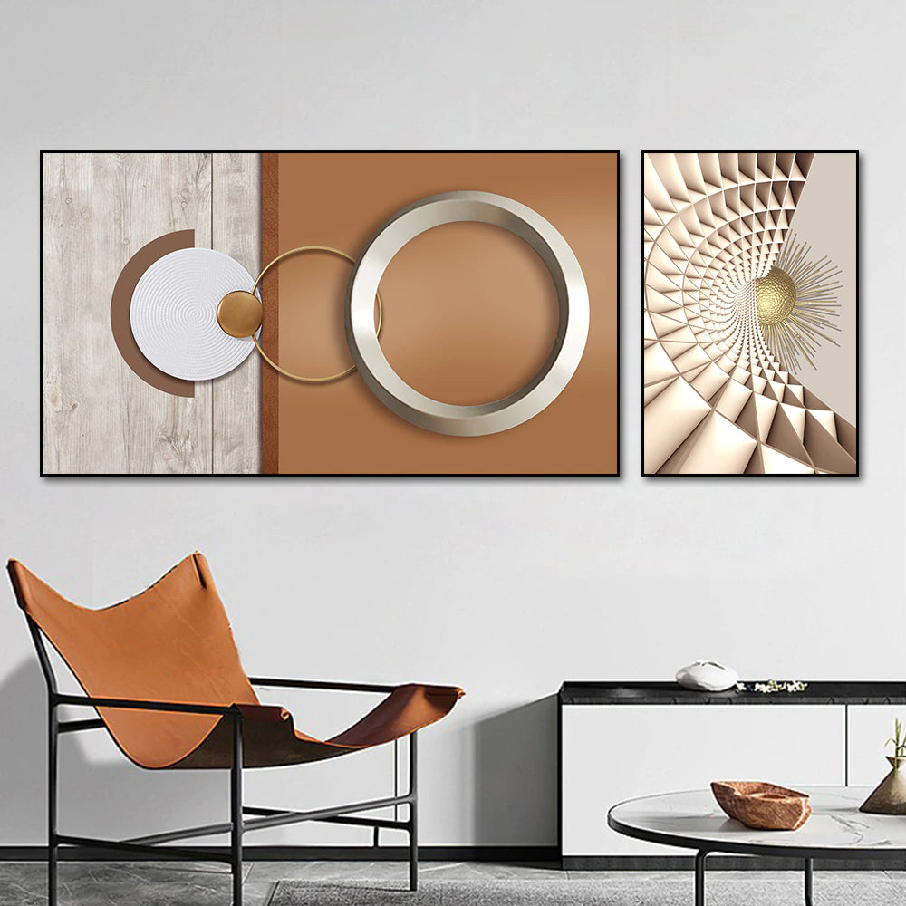 Modern Aesthetics 3d Visual Design Abstract Wall Art Fine Art Canvas Prints Pictures For Luxury Loft Living Room Restaurant Hotel Home Office Decor