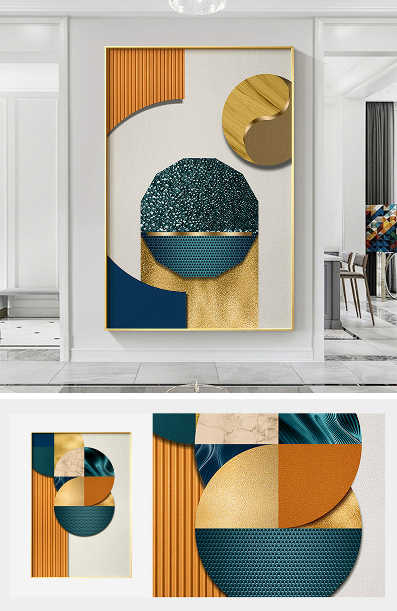 Modern Aesthetics Architectural Abstract Wall Art Fine Art Canvas Prints Geometric Textural Design Pictures For Luxury Loft Living Room Home Office Decor