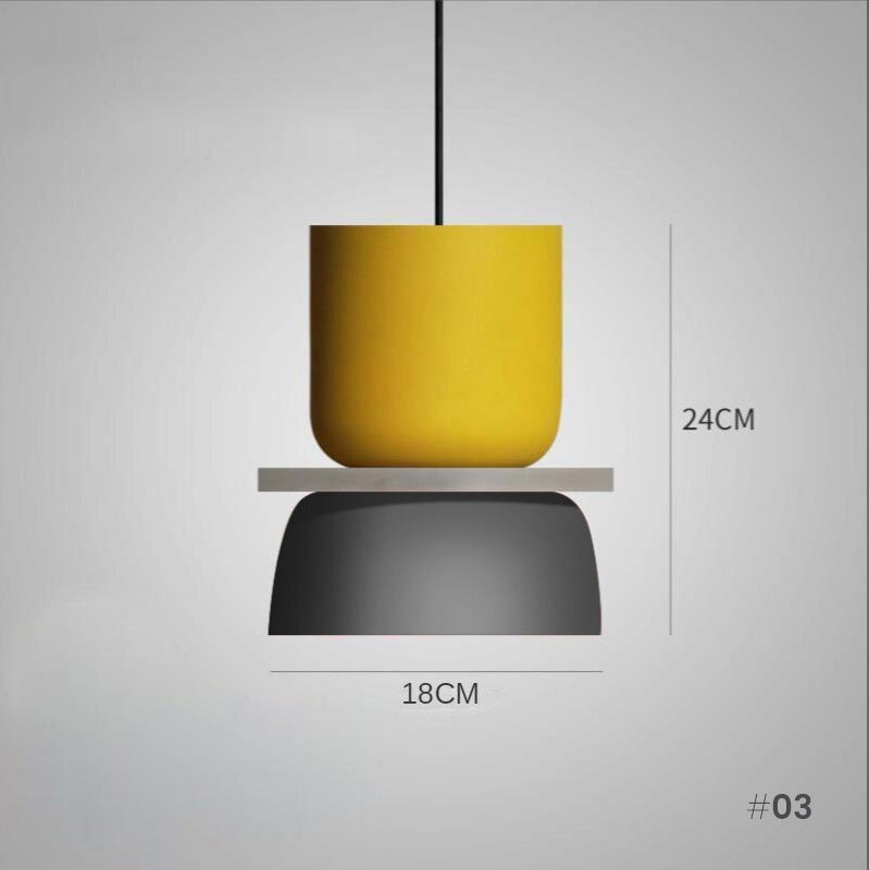 Modern Colorful LED Pendant Lights Minimalist Stylish Scandinavian Lighting For Living Room Dining Room Bedroom Lights For Kitchen Home Office Interior Decor