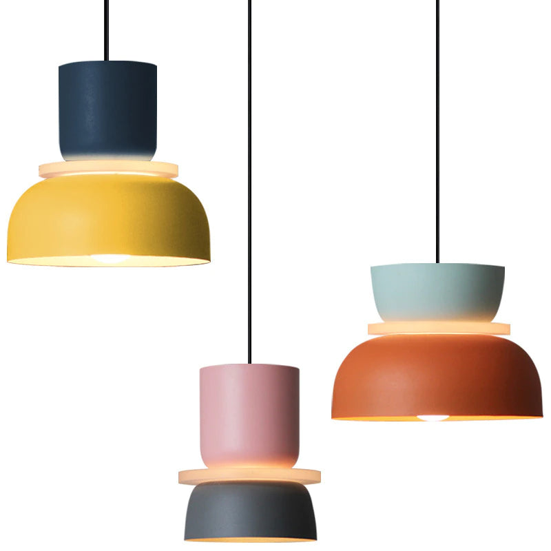 Modern Colorful LED Pendant Lights Minimalist Stylish Scandinavian Lighting For Living Room Dining Room Bedroom Lights For Kitchen Home Office Interior Decor